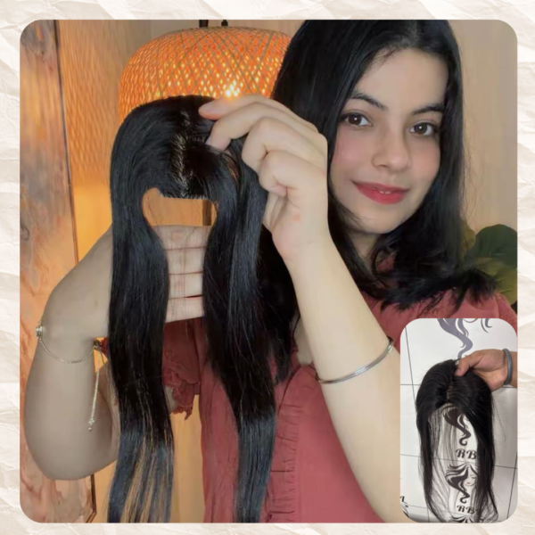 Topper Human Hair Extension