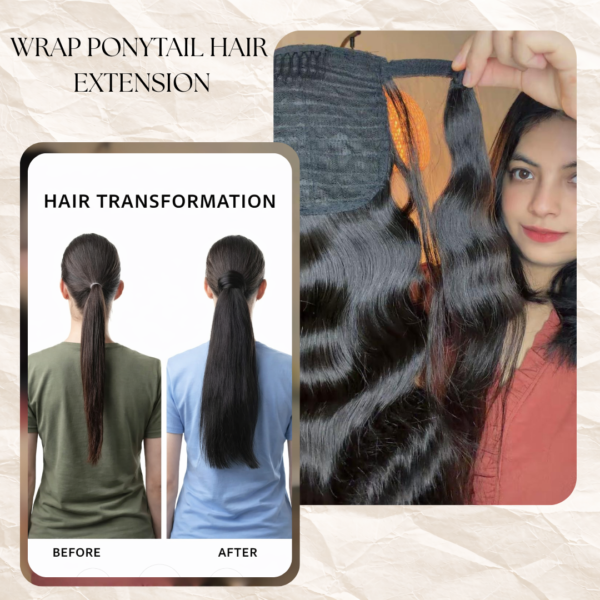 Wrap-In Ponytail Hair Extension
